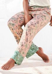 LASCANA Schlafhose im Blumen Allover-Druck günstig online kaufen