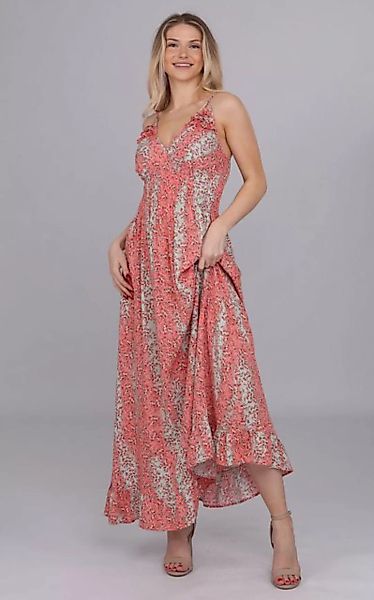 YC Fashion & Style Sommerkleid "Maxikleid mit floralem Print und verstellba günstig online kaufen