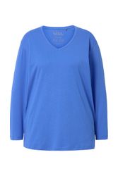 Ulla Popken T-Shirt Shirt V-Ausschnitt Relaxed günstig online kaufen