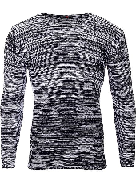 Reslad Strickpullover Reslad Strickpullover Herren-Pullover Melange günstig online kaufen