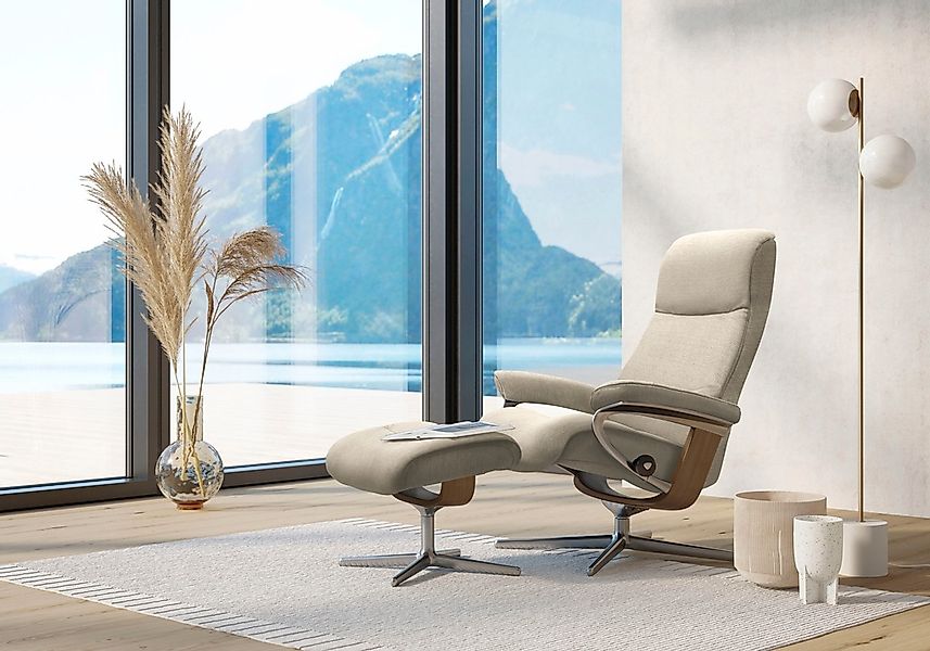 Stressless Relaxsessel "View", (Set, Relaxsessel mit Hocker), mit Hocker, m günstig online kaufen
