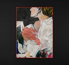 YS-Art Gemälde Abstrakte Silhouette, Abstraktion, Leinwandbild günstig online kaufen