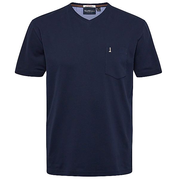 North T-Shirt mit Elasthan Farbe dunkelblau Größe: 5XL günstig online kaufen