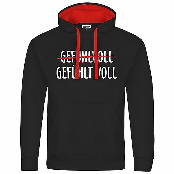 deinshirt Kapuzenpullover Herren Kapuzenpullover Gefühlt Voll Mit Print Mot günstig online kaufen