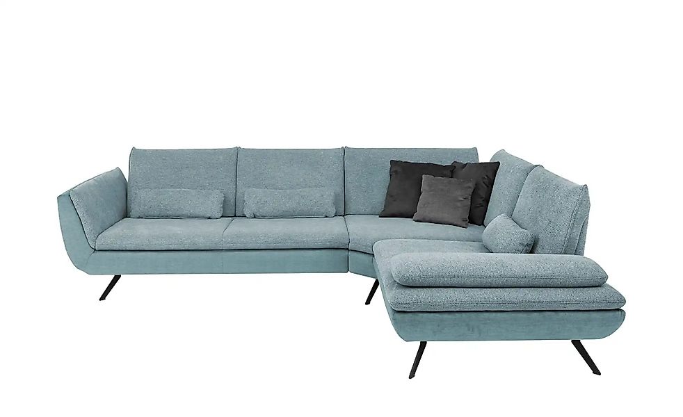 Ecksofa  Luca ¦ blau ¦ Maße (cm): B: 314 H: 88 T: 244.0 Polstermöbel > Sofa günstig online kaufen