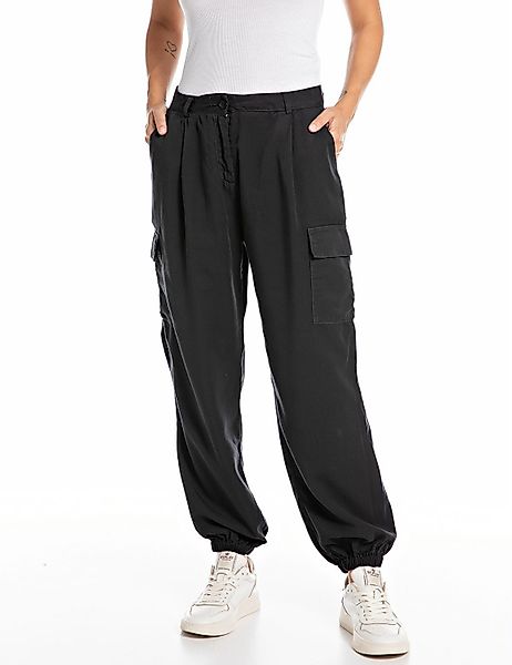 Replay Cargohose mit Bundfalten günstig online kaufen