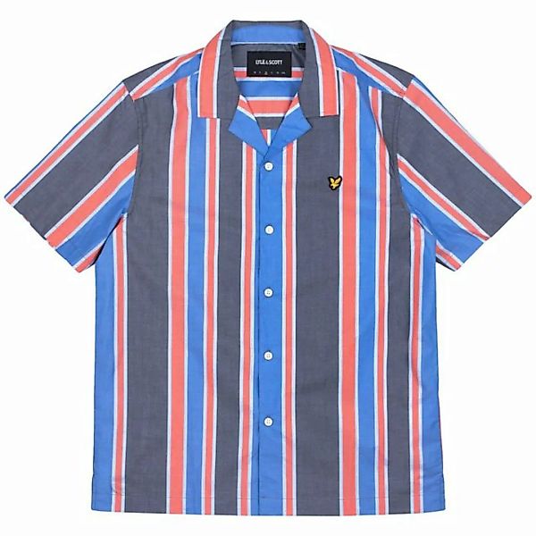 Lyle & Scott Outdoorhemd Lyle & Scott Herren Kurzarmhemd Vertical Stripe Re günstig online kaufen