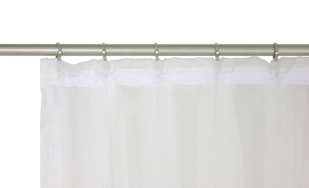 Wirth Gardine "Elena" Faltenband 1 Stk. tlg. veredelt mit echter Plauener S günstig online kaufen