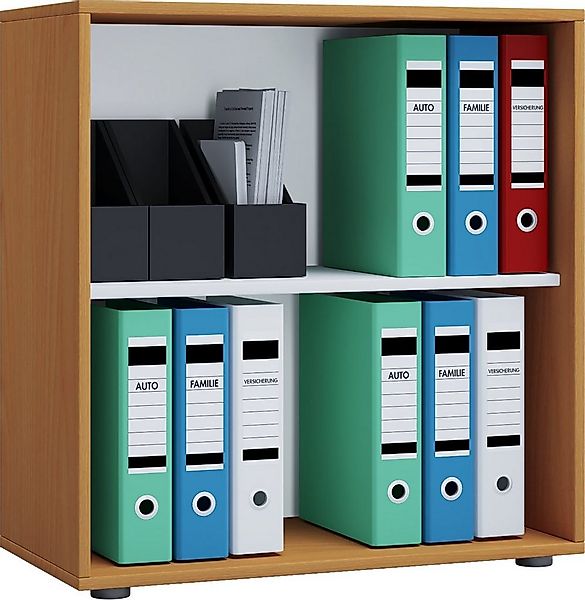 VCM Aktenregal Holz Büro Regal Bücher Ordner Aktenregal Lona 2f günstig online kaufen
