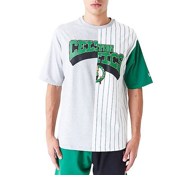 New Era T-Shirt T-Shirt New Era NBA Boscel Half Pinstrip, G S, F wht/grün günstig online kaufen