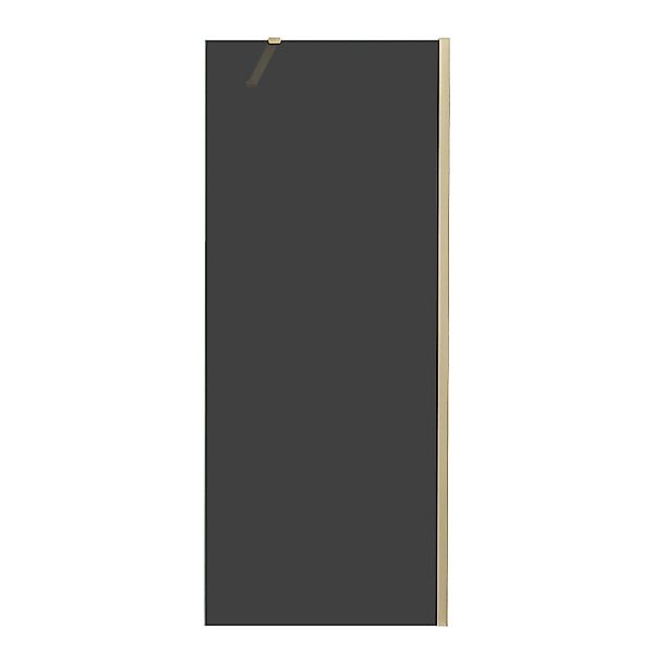 AICA Goldrahmen Walk In Duschtrennwand B.120cm x H.200cm Duschwand mit Glas günstig online kaufen