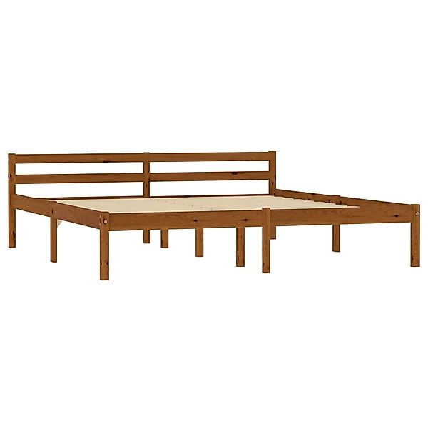 vidaXL Massivholzbett Honigbraun Kiefer 180x200 cm617219 günstig online kaufen