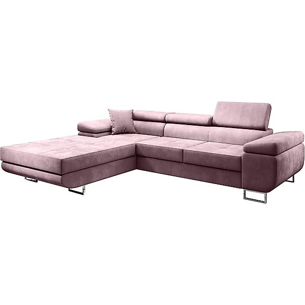 Beautysofa Ecksofa Alons mit Schlaffunktion auf günstig online kaufen