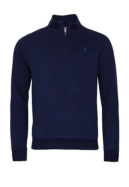 U.S. Polo Assn. Sweatshirt Pullover Sweater Half Zip (1-tlg) günstig online kaufen