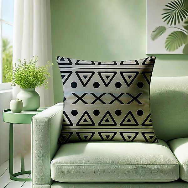 Jungengel Dekokissen Zierkissen mit Tribal-Muster, 2er-Set günstig online kaufen