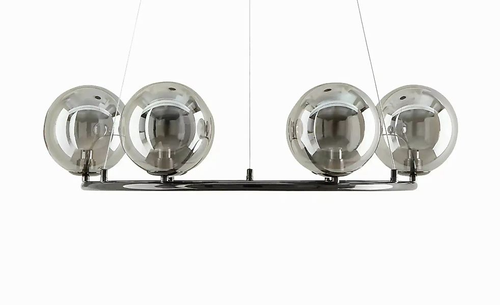 Meisterleuchten LED-Krone 6-flammig  schwarzchrom/Rauchglas  Hins Black ¦ s günstig online kaufen