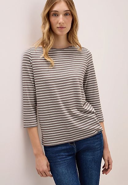 Cecil 3/4-Arm-Shirt, mit Streifen Muster günstig online kaufen
