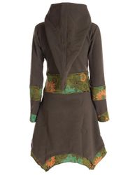 Vishes Kurzmantel Fleece Mantel Fleecemantel Hooded günstig online kaufen