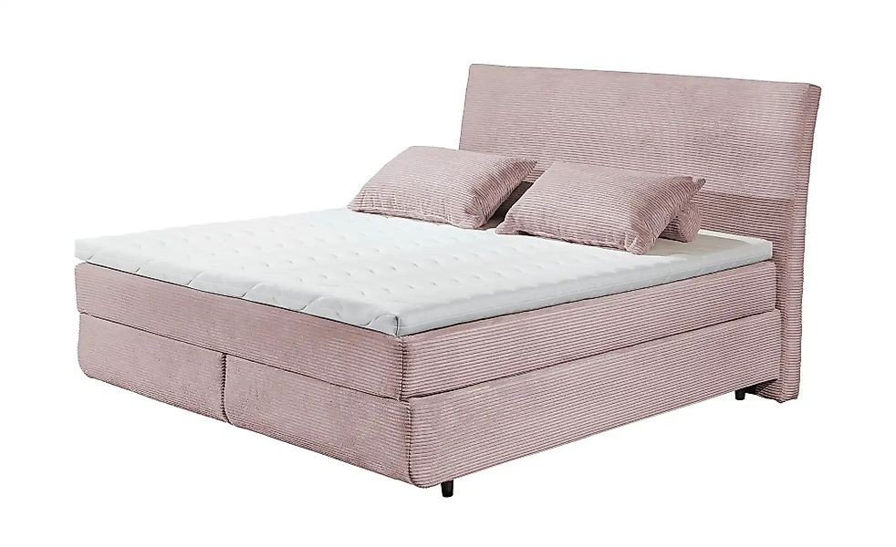 ED EXCITING DESIGN Boxspringliege (180 x 200 cm, Marbella), Rosa günstig online kaufen