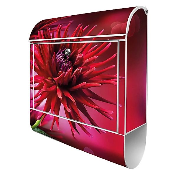 Banjado Design Briefkasten Weiß Pulverbeschichtet 39x47x14cm 2 Schlüssel Mi günstig online kaufen