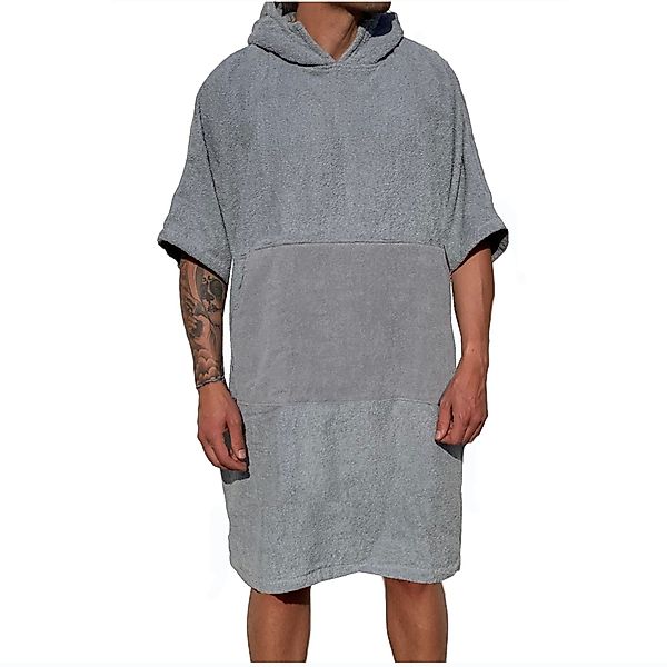 HOMELEVEL Bademantel Badeponcho Unisex aus 100% günstig online kaufen