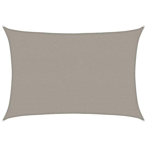 vidaXL Sonnensegel 160 g/m² Rechteckig Hellgrau 2,5x4 m HDPE 4001981 günstig online kaufen