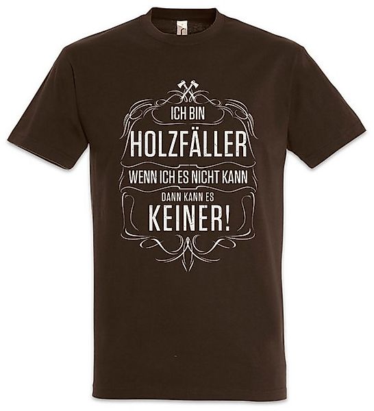 Urban Backwoods Print-Shirt Ich Bin Holzfäller Herren T-Shirt Holz Förster günstig online kaufen