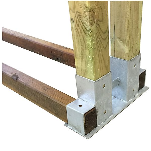 Loggyland Kaminholzregal Brennholz Stapelhilfe verzinkt Kaminholz günstig online kaufen