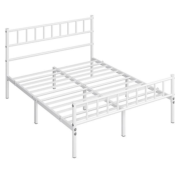Yaheetech Bettgestell Metallbett, Einzelbettgestell / Doppelbettgestell günstig online kaufen