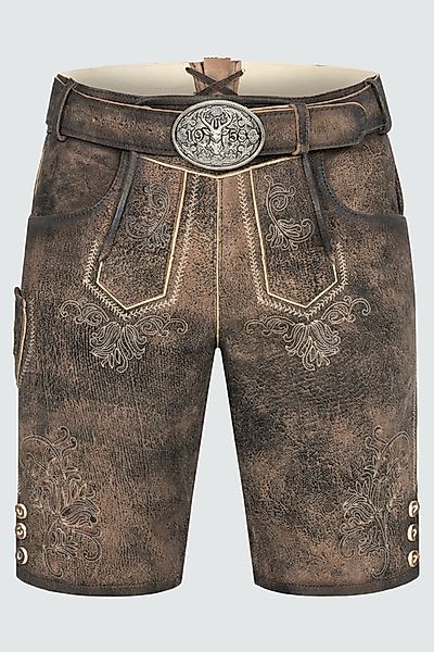 Lederhose Arijus mit Gürtel günstig online kaufen