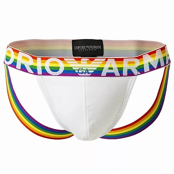 EMPORIO ARMANI Herren Jockstrap - Pride, Logo-Bund, Geschenkverpackung günstig online kaufen