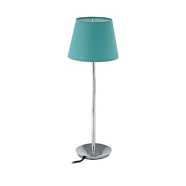 relaxdays Tischleuchte Flexible Tischlampe mit Stoffschirm, günstig online kaufen