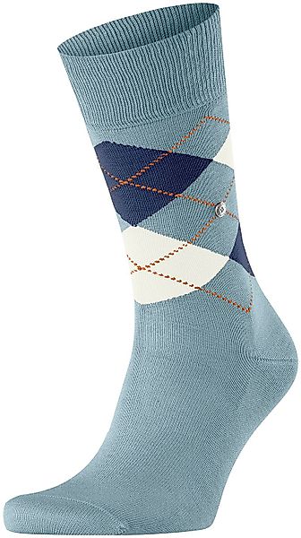 Burlington Manchester Socken Kariert Blau 6444 - Größe 40-46 günstig online kaufen