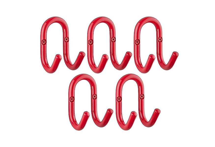 SO-TECH® Kleiderhaken Garderobenhaken FARA Doppelhaken Stahl, (5-St), 88 x günstig online kaufen