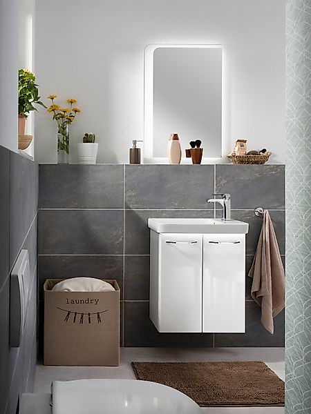 FACKELMANN Waschtisch »Mini-Gäste-WC-Set MILANO«, Badmöbel, Breite 55cm günstig online kaufen