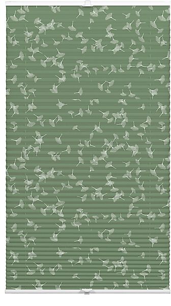 GARDINIA Plissee "Dekor Ginkgo Oesyter Mushroom" blickdicht ohne Bohren ver günstig online kaufen