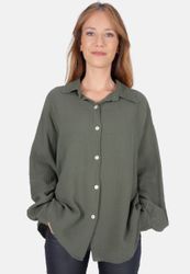 Seasons of April Hemdbluse Oversized Musselinbluse günstig online kaufen