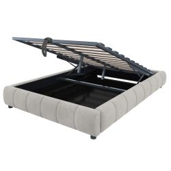 KLAM HOME Polsterbett Hydraulischer Schwebebettrahmen 140 günstig online kaufen