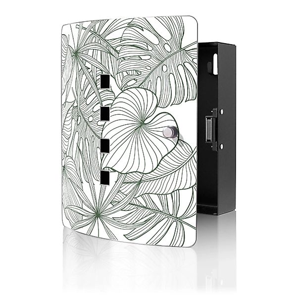 Banjado Design Schlüsselkasten Aus Edelstahl Für 10 Schlüssel 24x21,5x7cm M günstig online kaufen