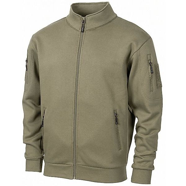 MFH Sweatjacke Sweatjacke, Tactical, oliv - S Kopfhörerausgang günstig online kaufen