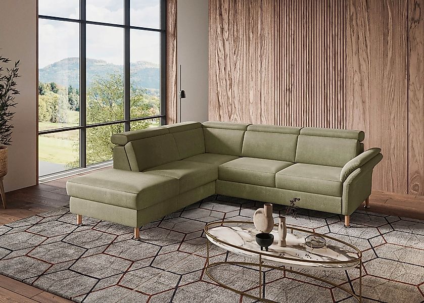 Home affaire Ecksofa »Calypso L-Form«, mit Relaxfunktion motorisch im Sofa günstig online kaufen
