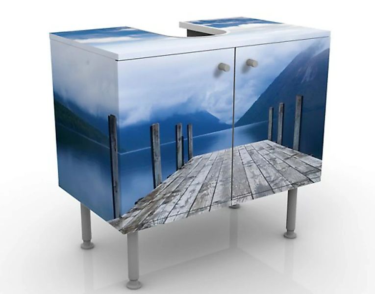 Waschbeckenunterschrank Kunstdruck Nelson Lake National Park günstig online kaufen