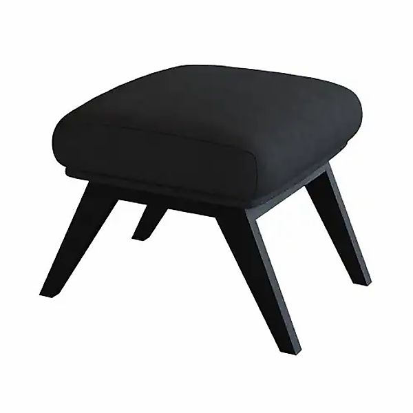 FLEXLUX Polsterhocker »Adria«, Fuß schwarz, Fußhocker für Ohrensessel günstig online kaufen