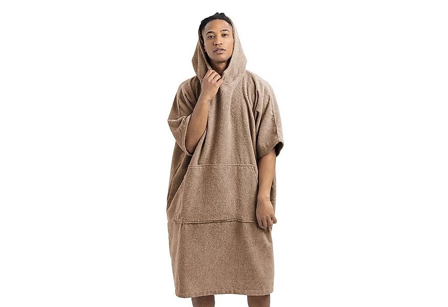 HOMELEVEL Bademantel Badeponcho Unisex aus 100% Baumwolle für Erwachsene mi günstig online kaufen