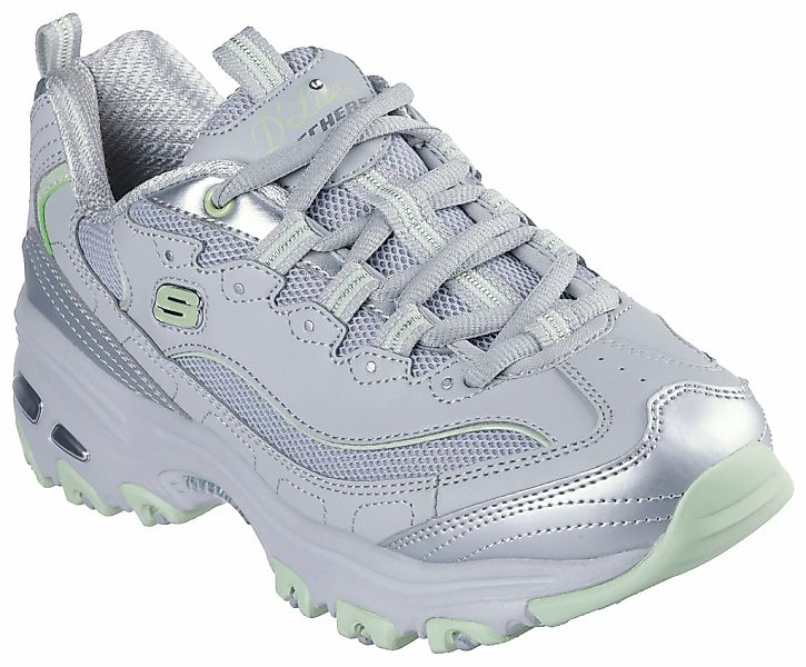 Skechers D'LITES-CHROMATIC Sneaker, Plateausneaker, Schnürschuh mit Metalli günstig online kaufen