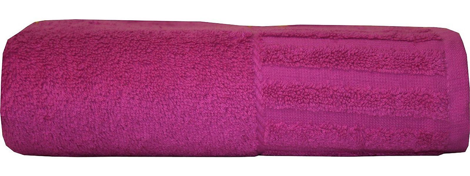 Seestern Handtücher Duschtuch uni beere 70 günstig online kaufen