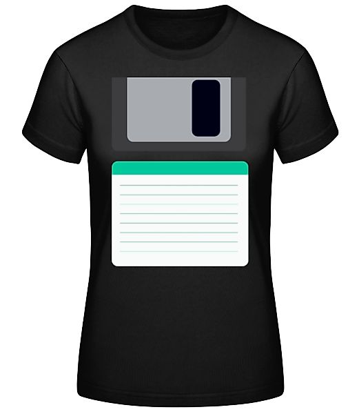 Diskette Kostüm · Frauen Basic T-Shirt günstig online kaufen