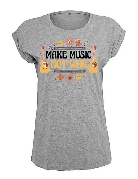 Youth Designz Print-Shirt "Make Music Not War" Damen T-Shirt Statement Gesc günstig online kaufen