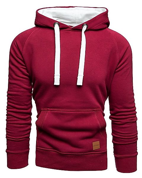 Amaci&Sons Kapuzenpullover LANSING Kapuzenpullover Herren Basic Kontrast Sw günstig online kaufen