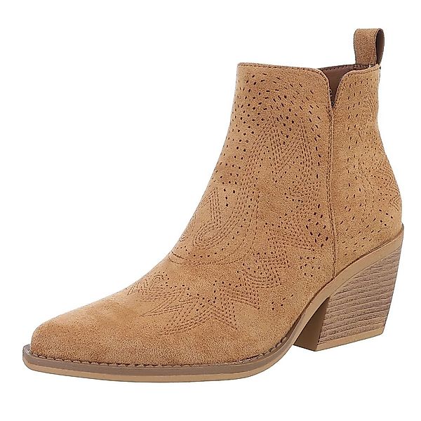 Ital-Design Damen Cowboyboots Western Westernstiefelette (88577282) günstig online kaufen